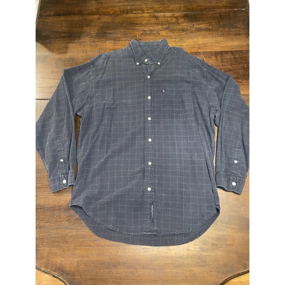 Ralph Lauren Jeans Co. Other - Ralph Lauren Jeans Co. Mens Large Size Blue Plaid Button Up Shirt Casual Vintage